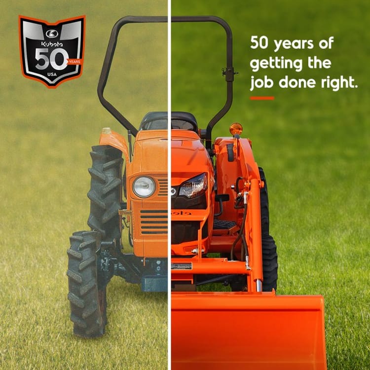 Kubota Celebrates 50th Anniversary of Doing Business in the U.S.