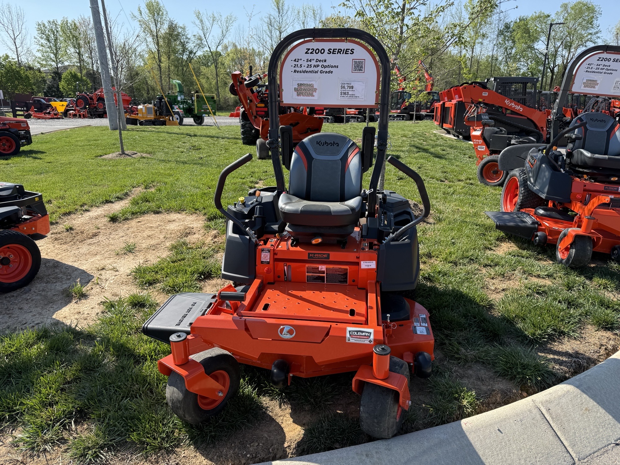 Spring Blowout Sale | Kubota Z724XKWNC-54 - Coleman Tractor